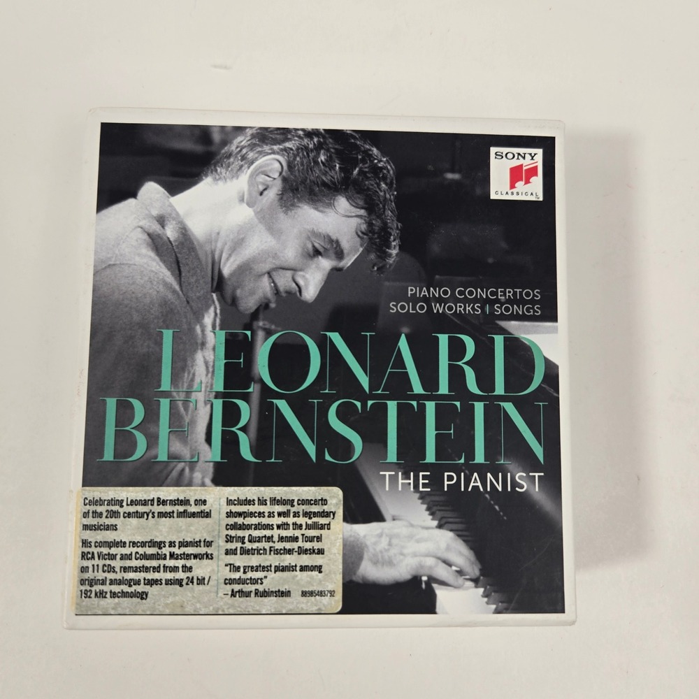 Leonard Bernstein The Pianist 11 CD Box Set Sony Classical NM